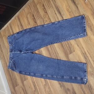 WRANGLER RUGGED WEAR Relaxed Fit Heavy 100% Cotton Jeans antique indigo 38×34